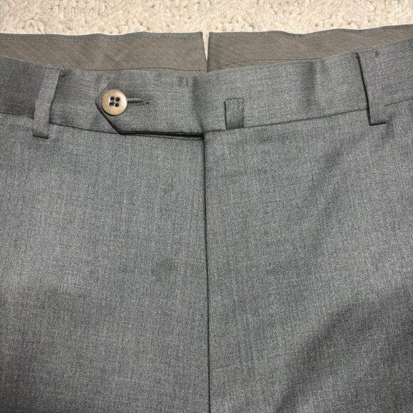 Ermenegildo Zegna Mens Wool Micronsphere Gray Dress Pants‎ Size 52R 36x30.5 - Picture 6 of 16